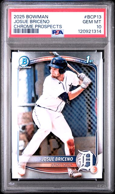 2025 BOWMAN CHROME PROSPECTS #BCP13 JOSUE BRICENO