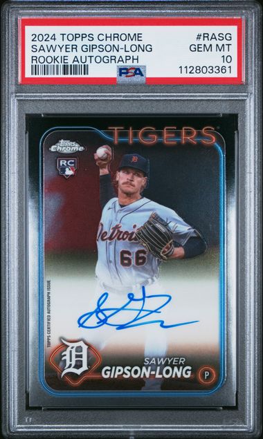 2024 TOPPS CHROME ROOKIE AUTOGRAPHS #RASG SAWYER GIPSON-LONG