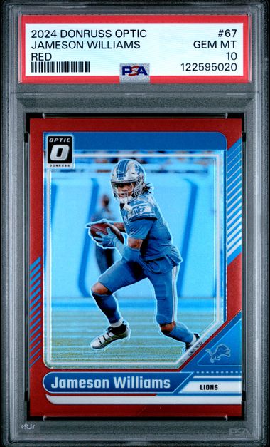 2024 PANINI DONRUSS OPTIC #67 JAMESON WILLIAMS RED