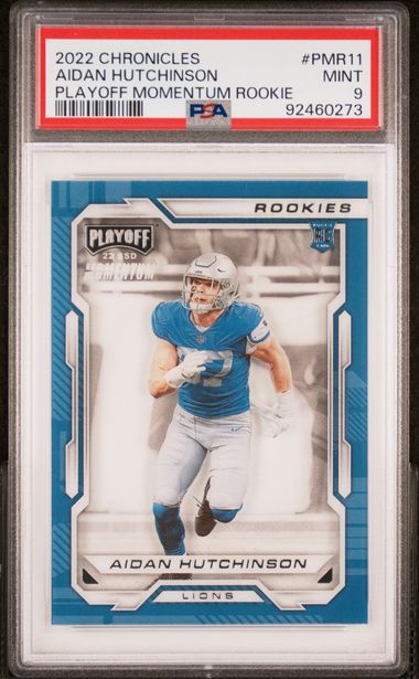 2022 PANINI CHRONICLES PLAYOFF MOMENTUM ROOKIES #PMR11 AIDAN HUTCHINSON