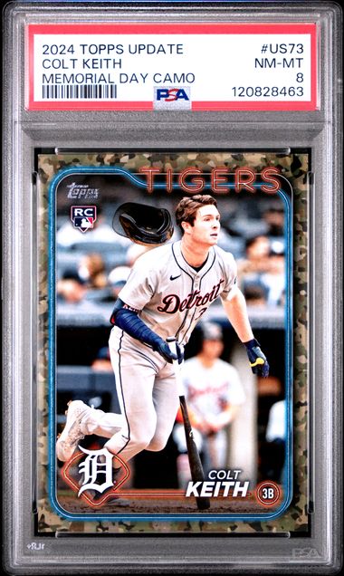 2024 TOPPS UPDATE #US73 COLT KEITH MEMORIAL DAY CAMO