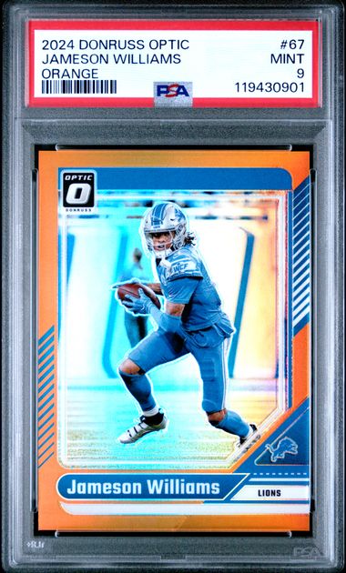 2024 PANINI DONRUSS OPTIC #67 JAMESON WILLIAMS ORANGE