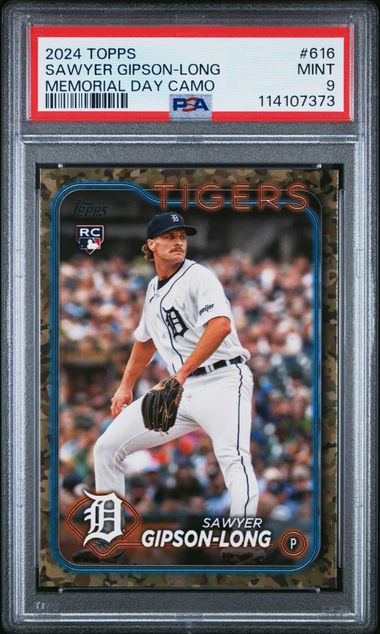2024 TOPPS #616 SAWYER GIPSON-LONG MEMORIAL DAY CAMO