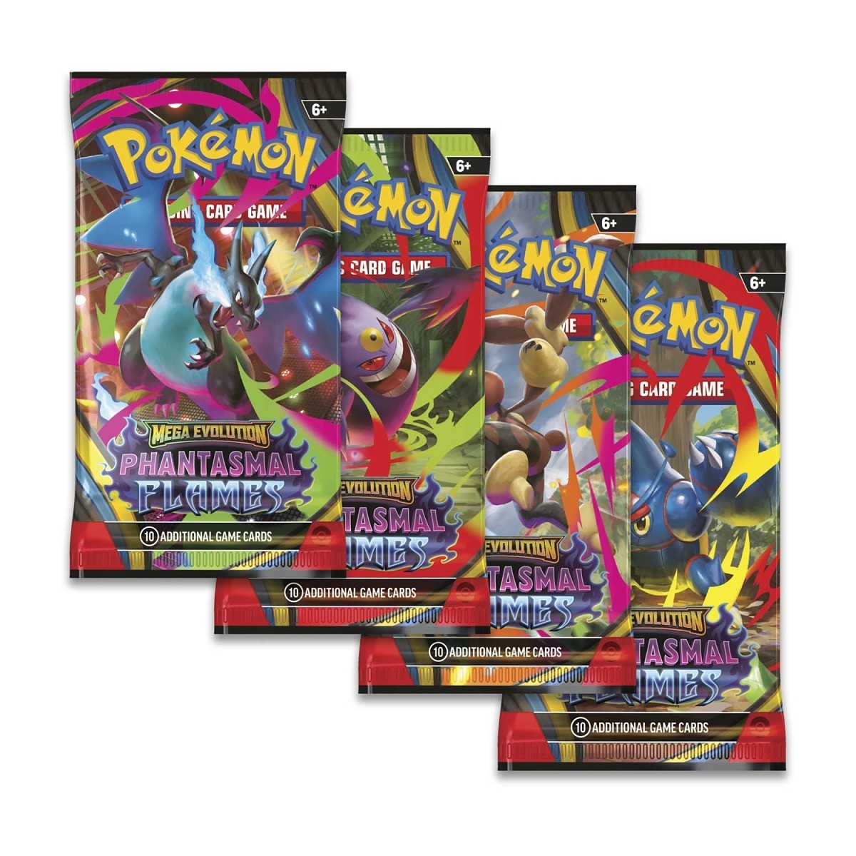 POKEMON MEGA EVOLUTION PHANTASMAL FLAMES PACKS