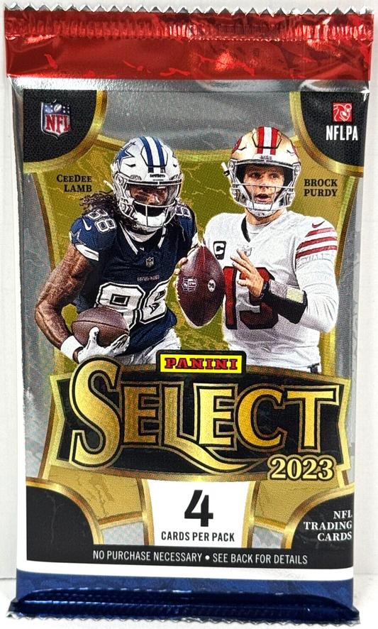 NFL Panini 2023 Select Football Trading Card Blaster PACK [4 Cards per pack]