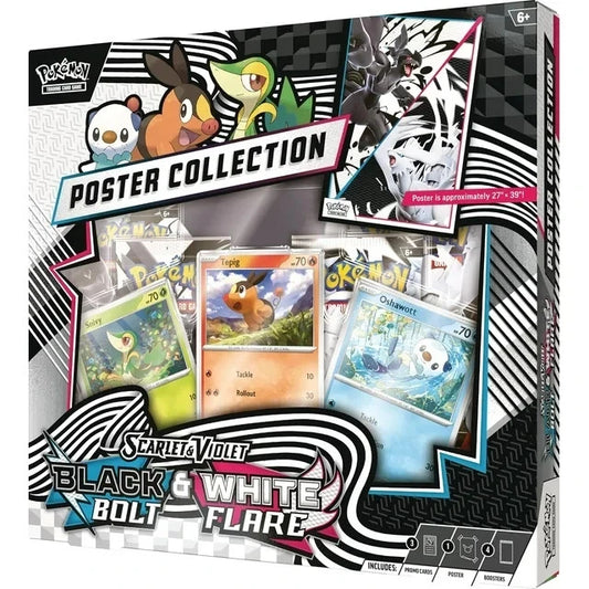 Pokemon TCG Scarlet & Violet Poster Collection Box- Black Bolt and White Flare