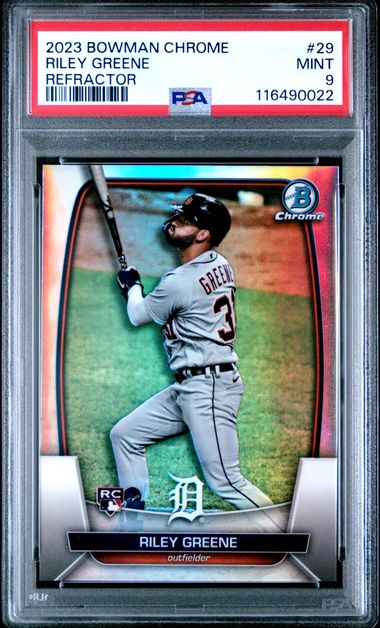 2023 BOWMAN CHROME #29 RILEY GREENE REFRACTOR