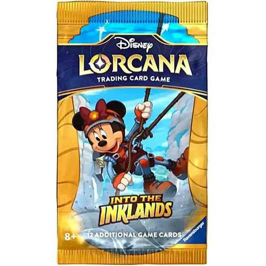 Ravensburger 12 Card Booster Pack Lorcana Into the Inklands Individual Pack