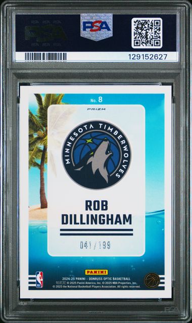 2024 PANINI DONRUSS OPTIC SPLASH! #8 ROB DILLINGHAM SPLASH!-LIME GREEN