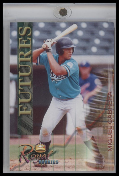 Miguel Cabrera 2000 Royal Rookies LIMITED EDITION #6 Rookie Marlins Tigers RC