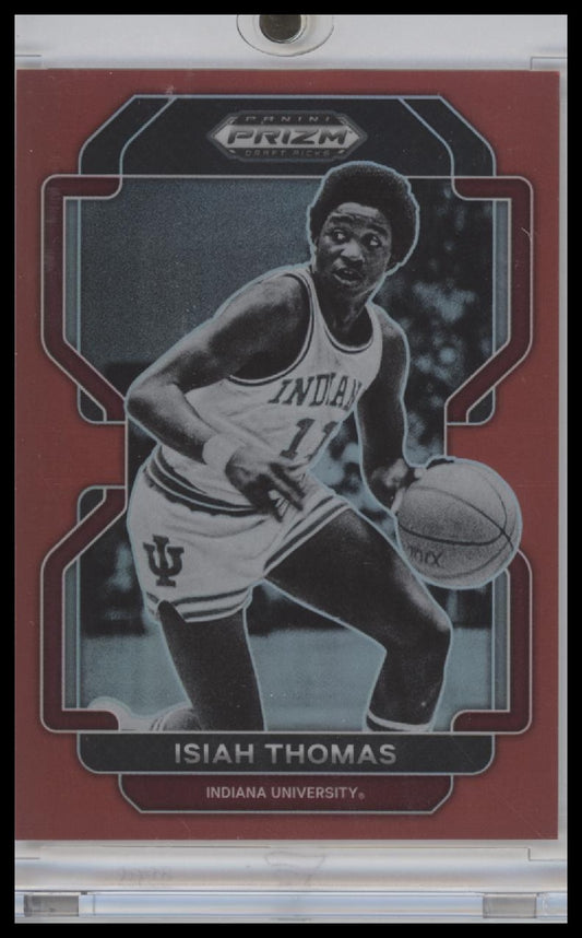 2022-23 Panini Prizm Draft Red Prizm Isiah Thomas #18 #/299