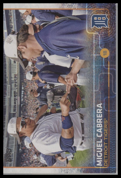 2015 TOPPS SERIES 1 #200 MIGUEL CABRERA SP SHORT PRINT VARIATION DETROIT TIGERS