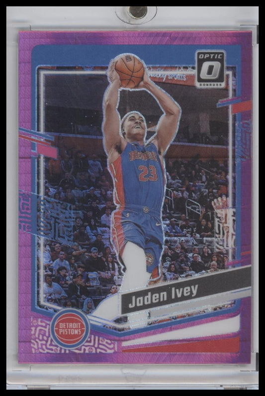2023-24 Panini Donruss Optic Basketball Jaden Ivey #165 purple shock