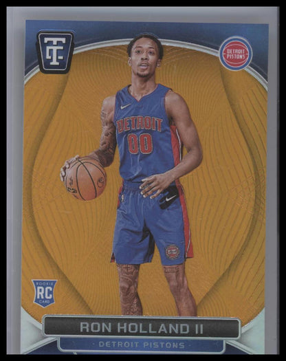 2024-25 Panini Totally Certified NBA Ron Holland II RC Orange Mirror /75 #170