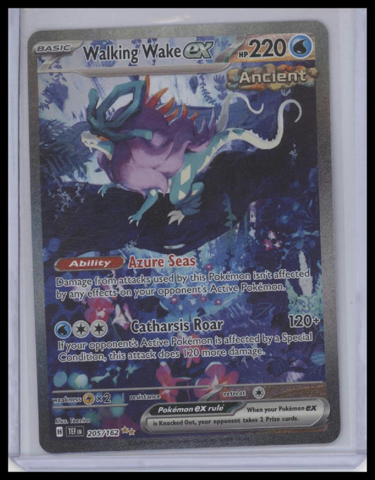 Walking Wake ex (205/162) [Scarlet & Violet: Temporal Forces]