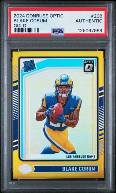 2024 PANINI DONRUSS OPTIC #208 BLAKE CORUM GOLD