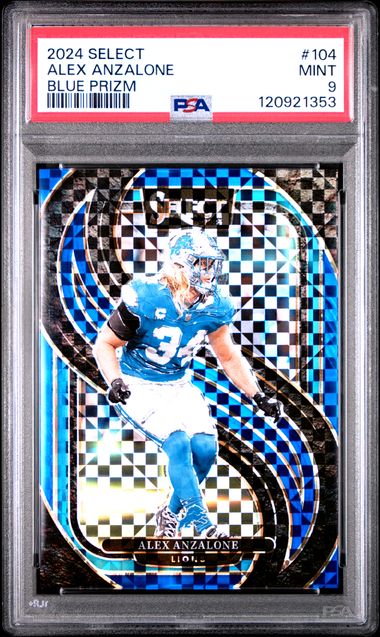 2024 PANINI SELECT #104 ALEX ANZALONE BLUE PRIZM