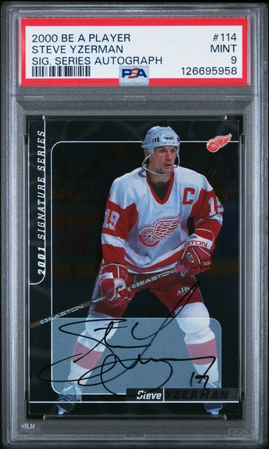 2000 BAP SIGNATURE SERIES AUTOGRAPH #114 STEVE YZERMAN SIG. SERIES AUTOGRAPH