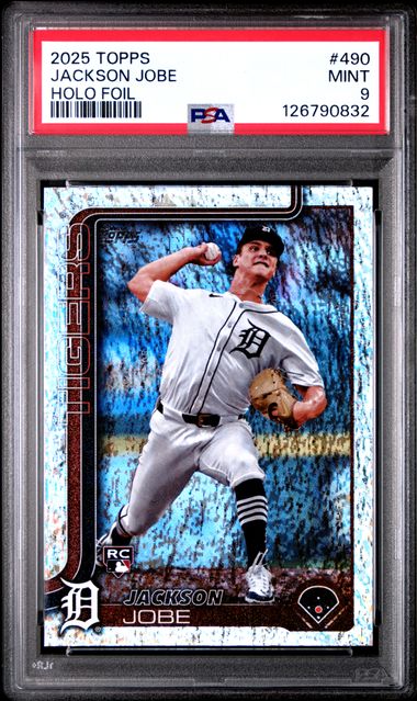 2025 TOPPS #490 JACKSON JOBE HOLO FOIL