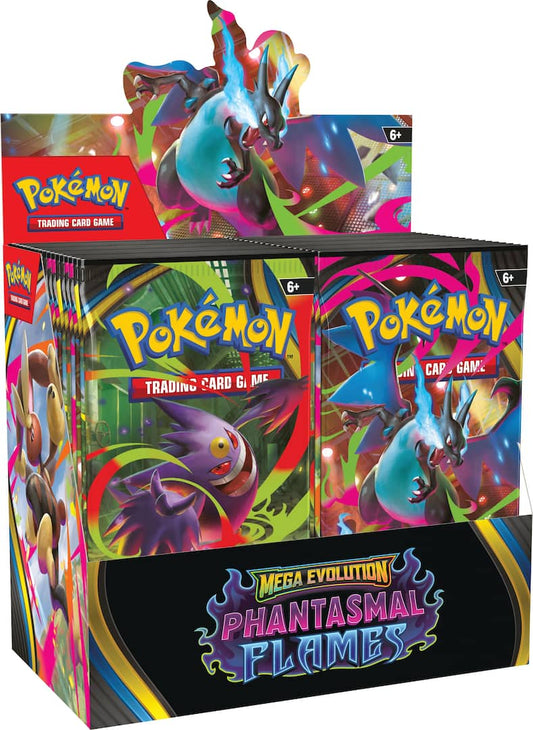 POKEMON MEGA EVOLUTION PHANTASMAL FLAMES BOOSTER BOX