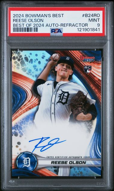 2024 BOWMAN'S BEST BEST OF 2024 AUTOGRAPHS #B24RO REESE OLSON BEST OF 2024 AUTO-REFRACTOR