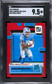 2022 Donruss Jameson Wwilliams Red Press Proof SGC