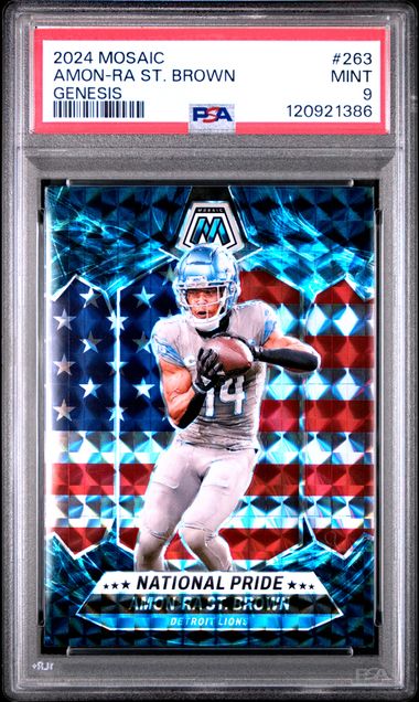 2024 PANINI MOSAIC #263 AMON-RA ST. BROWN GENESIS