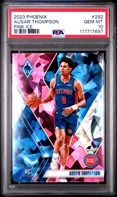 2023 PANINI PHOENIX #292 AUSAR THOMPSON PINK ICE