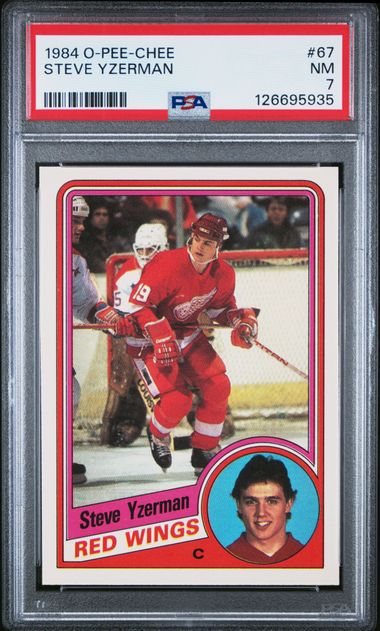 1984 O-PEE-CHEE #67 STEVE YZERMAN