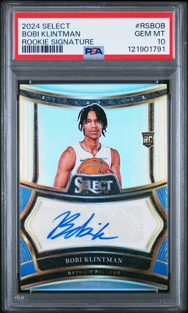2024 PANINI SELECT ROOKIE SIGNATURES #RSBOB BOBI KLINTMAN