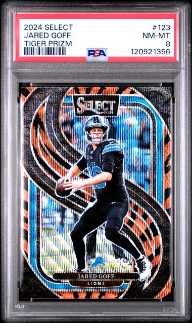 2024 PANINI SELECT #123 JARED GOFF TIGER PRIZM