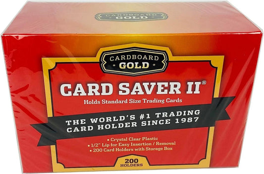 Cardboard Gold Card Saver 2- 200 count