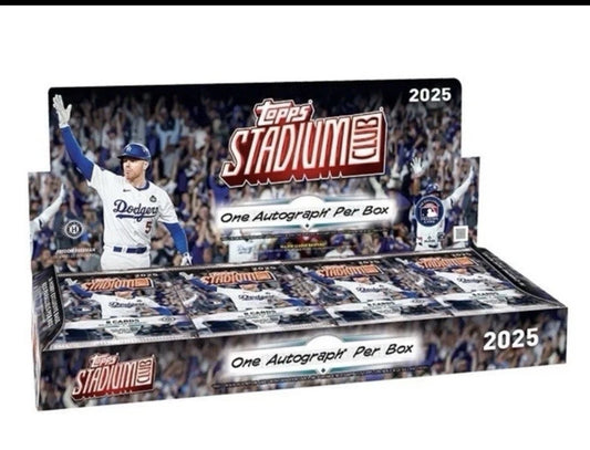2025 Topps Stadium Club Baseball Sealed Hobby Box