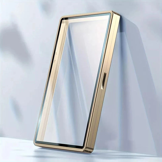 Gold Magnetic Card Metal Slab Protector Bumper With Base Stand For PSA Graded Cards