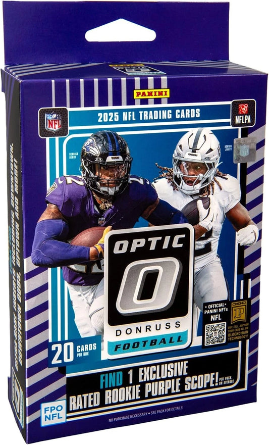 2025 Panini Donruss Optic Football Trading Cards Hanger Box