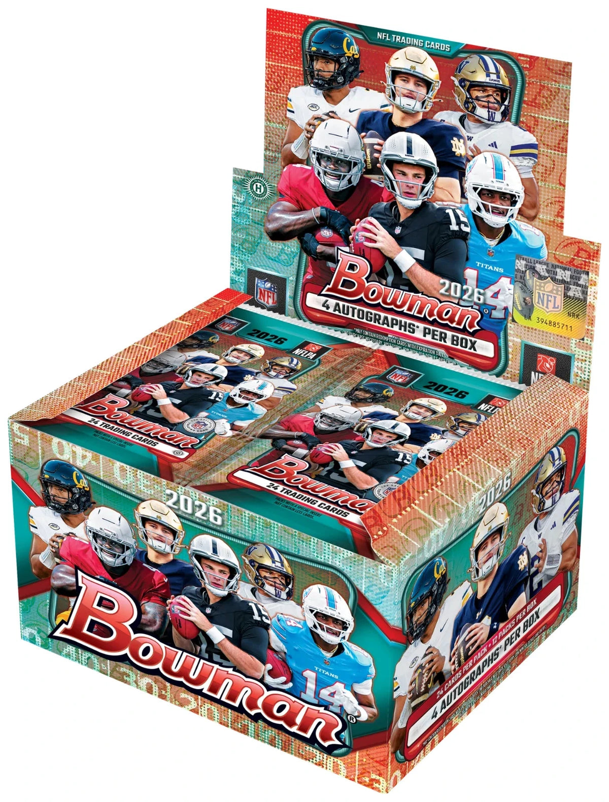 2026 Bowman Football Hobby Jumbo Box NFL New Sealed