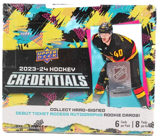 2023-24 Credentials Hockey Trading Card HOBBY Box
