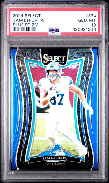 2024 PANINI SELECT #374 SAM LaPORTA BLUE PRIZM