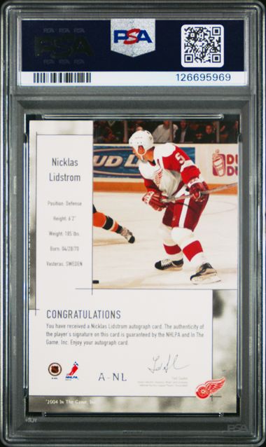 2003 SIGNATURE SERIES #A-NL NICKLAS LIDSTROM SIGNATURE SERIES-AUTO.