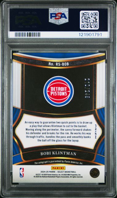2024 PANINI SELECT ROOKIE SIGNATURES #RSBOB BOBI KLINTMAN