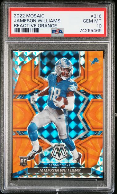 2022 PANINI PRIZM #95 JARED GOFF BLACK & WHITE CHECKER