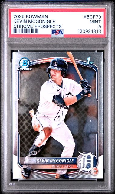 2025 BOWMAN CHROME PROSPECTS #BCP79 KEVIN MCGONIGLE