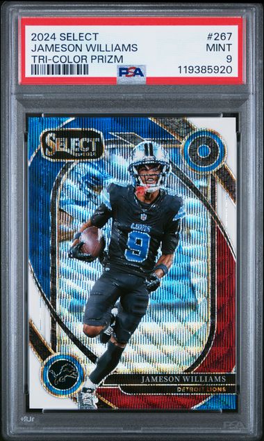2024 PANINI SELECT #267 JAMESON WILLIAMS TRI-COLOR PRIZM